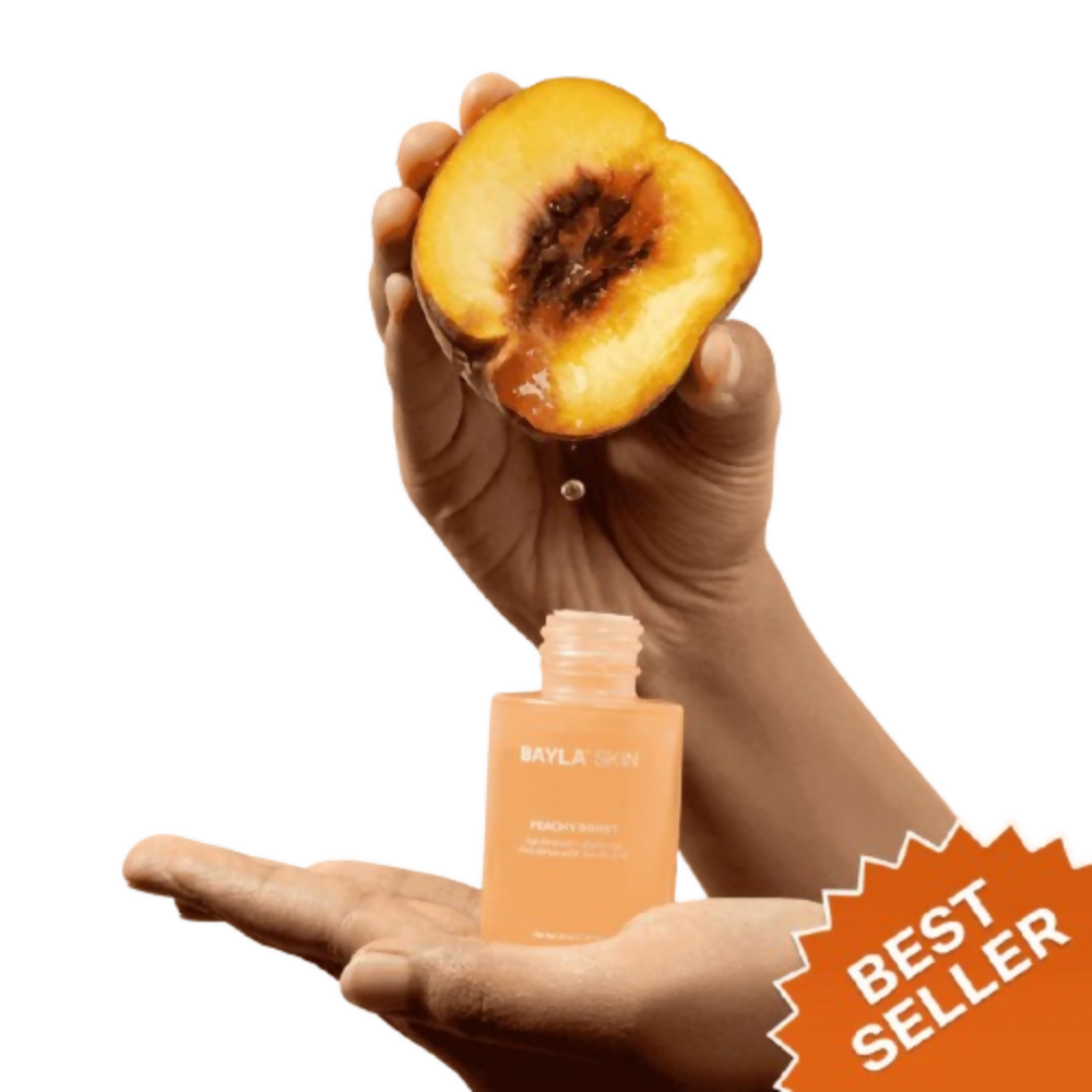 Bayla Skin Peach & 2% Alpha Arbutin Triple-Action Face Serum - Dista