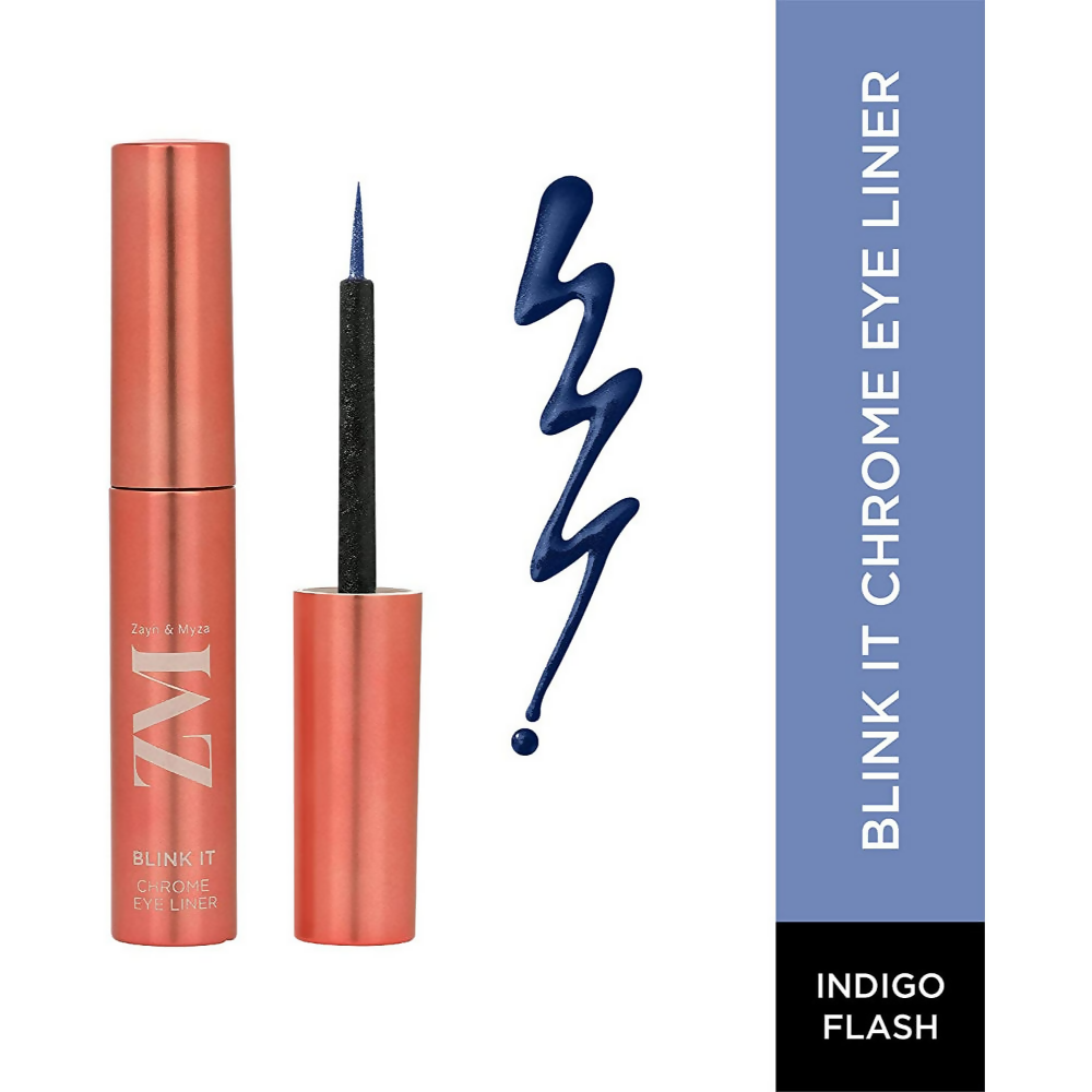 Zayn & Myza Blink It Chorme Eye Liner - 02 Indigo Flash - Distacart