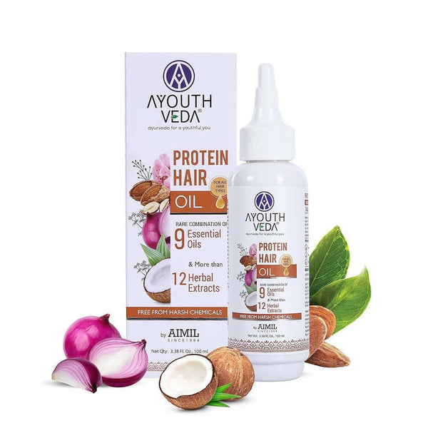 Ayouthveda Protien Hair Oil - Distacart