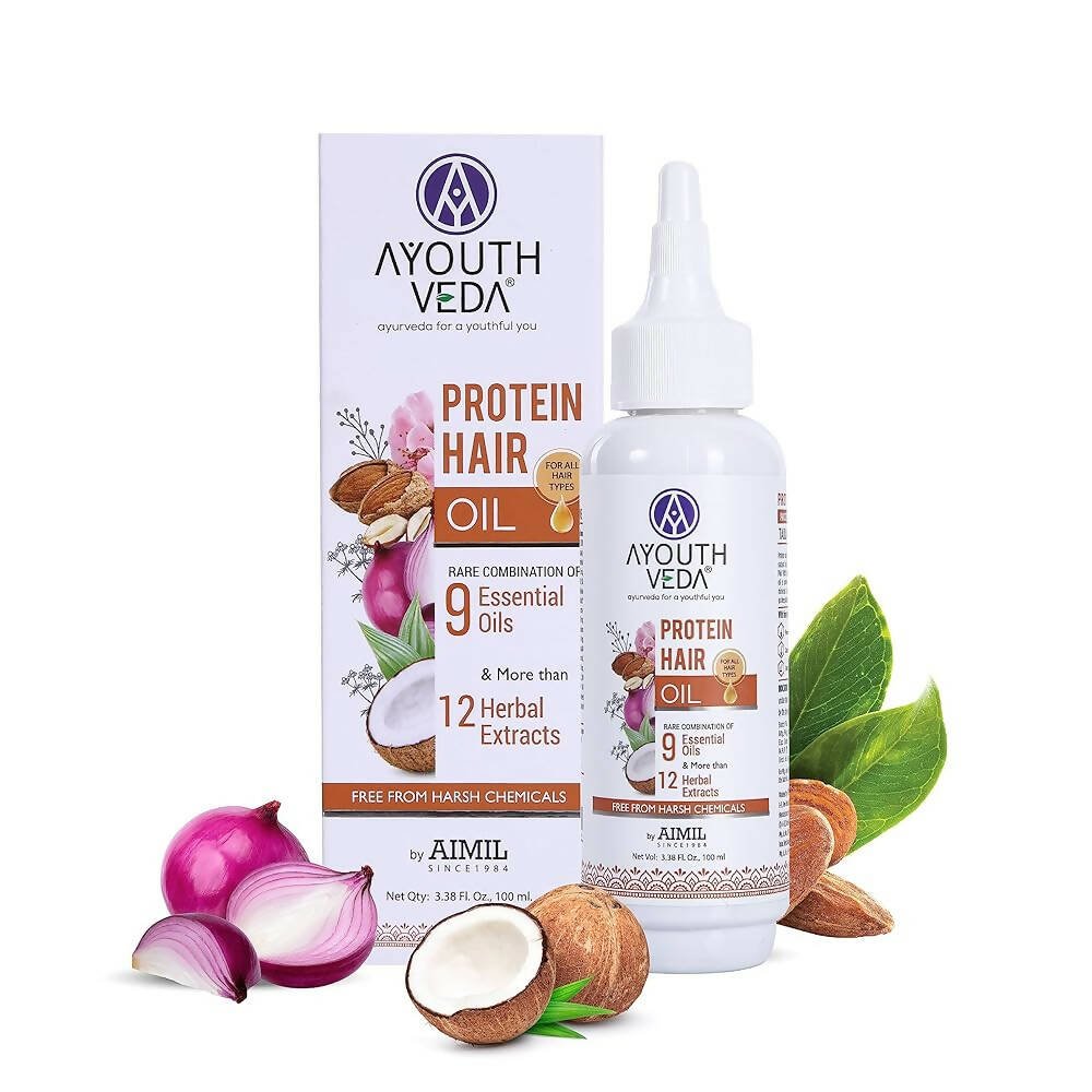 Ayouthveda Protien Hair Oil - Distacart