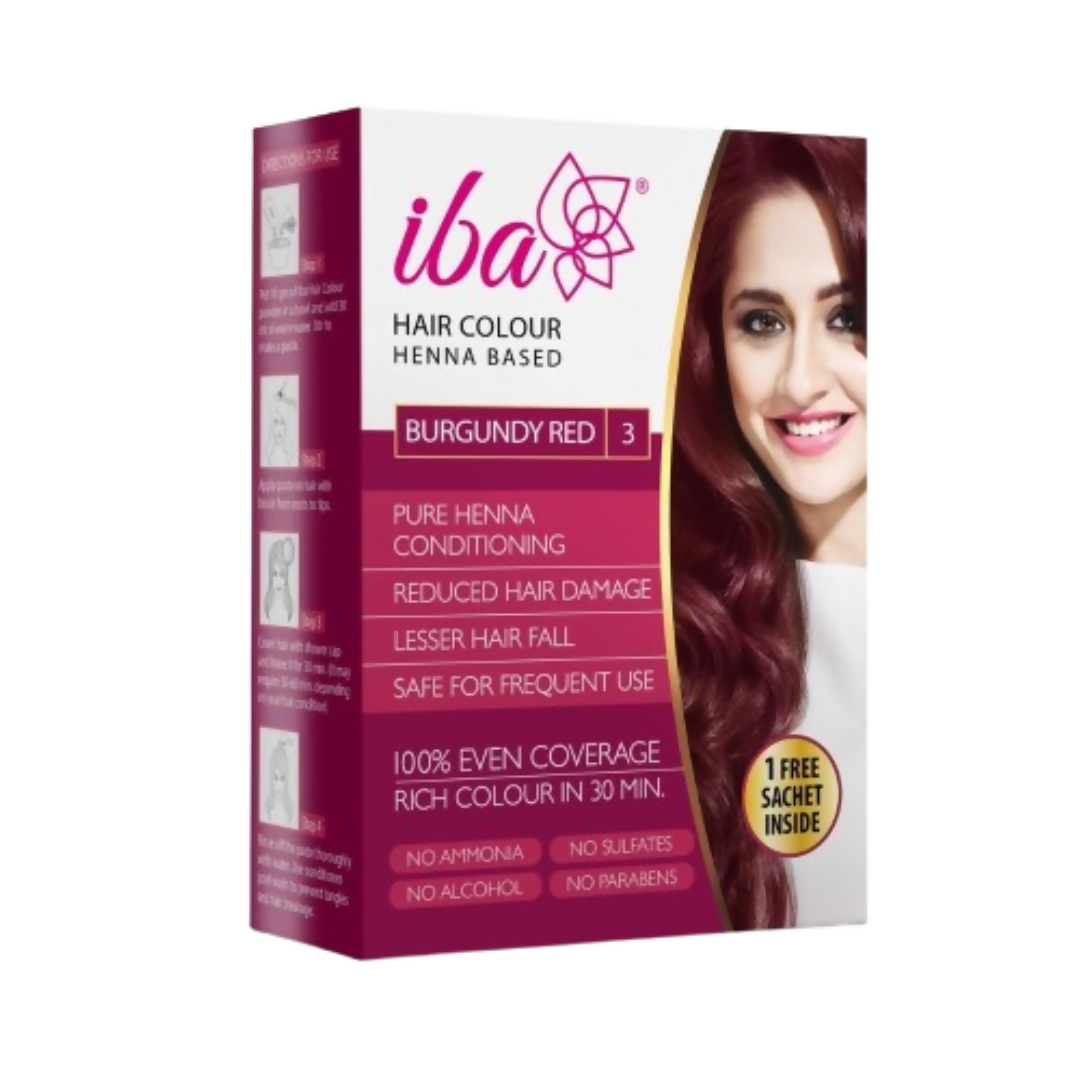 Iba Hair Color - Burgundy Red - Distacart