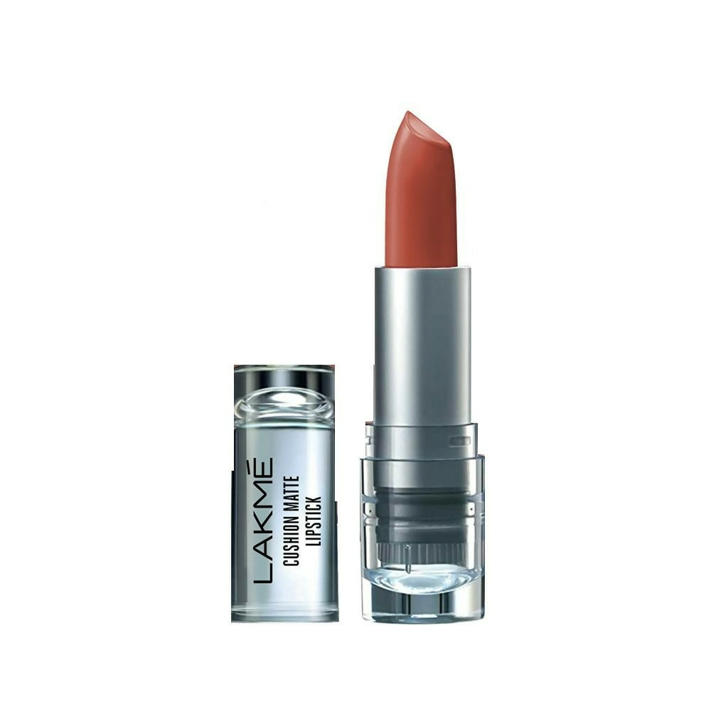Lakme Cushion Matte Lipstick - Brown Burst - Distacart