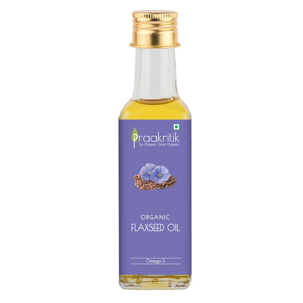 Praakritik Organic Flaxseed Oil - Distacart
