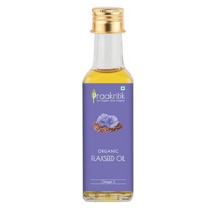 Praakritik Organic Flaxseed Oil - Distacart