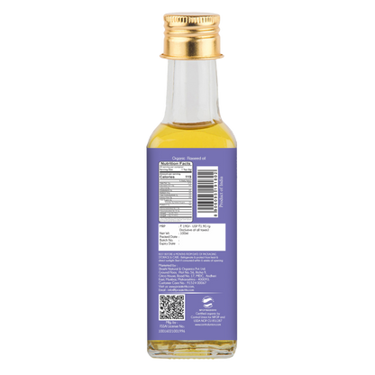 Praakritik Organic Flaxseed Oil - Distacart