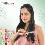 Thumbnail for MiDazzle 360 Floral Dual Teeth Comb - Large - Distacart