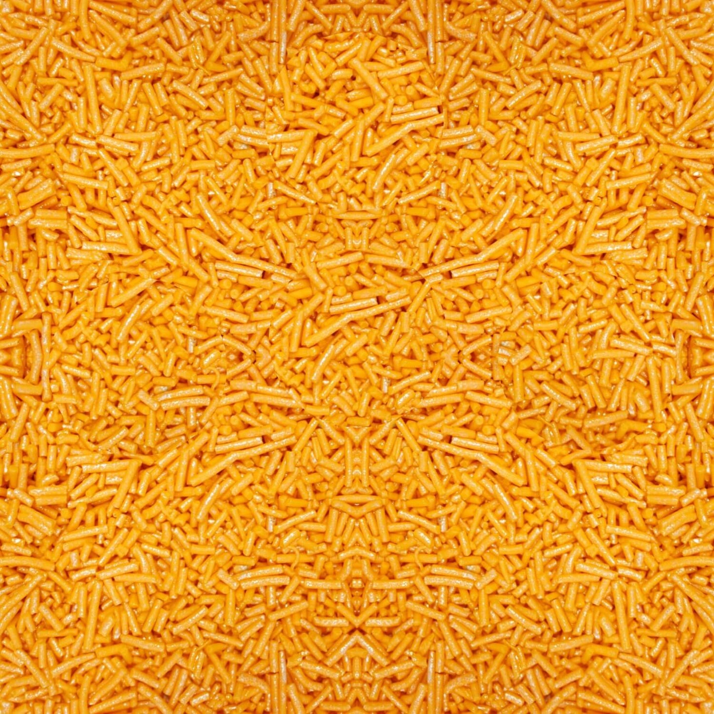 confect fluorescent orange vermicelli sprinkles 90 gms
