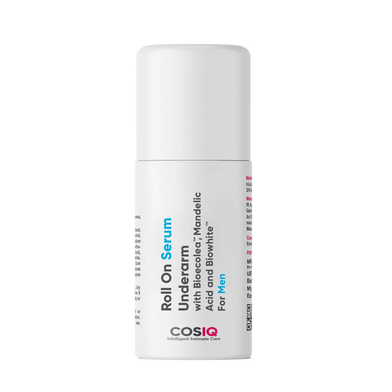 Cos-IQ Brightening Underarm Roll On Serum For Men, With Bioecolea, Mandelic Acid and Bio White - Distacart