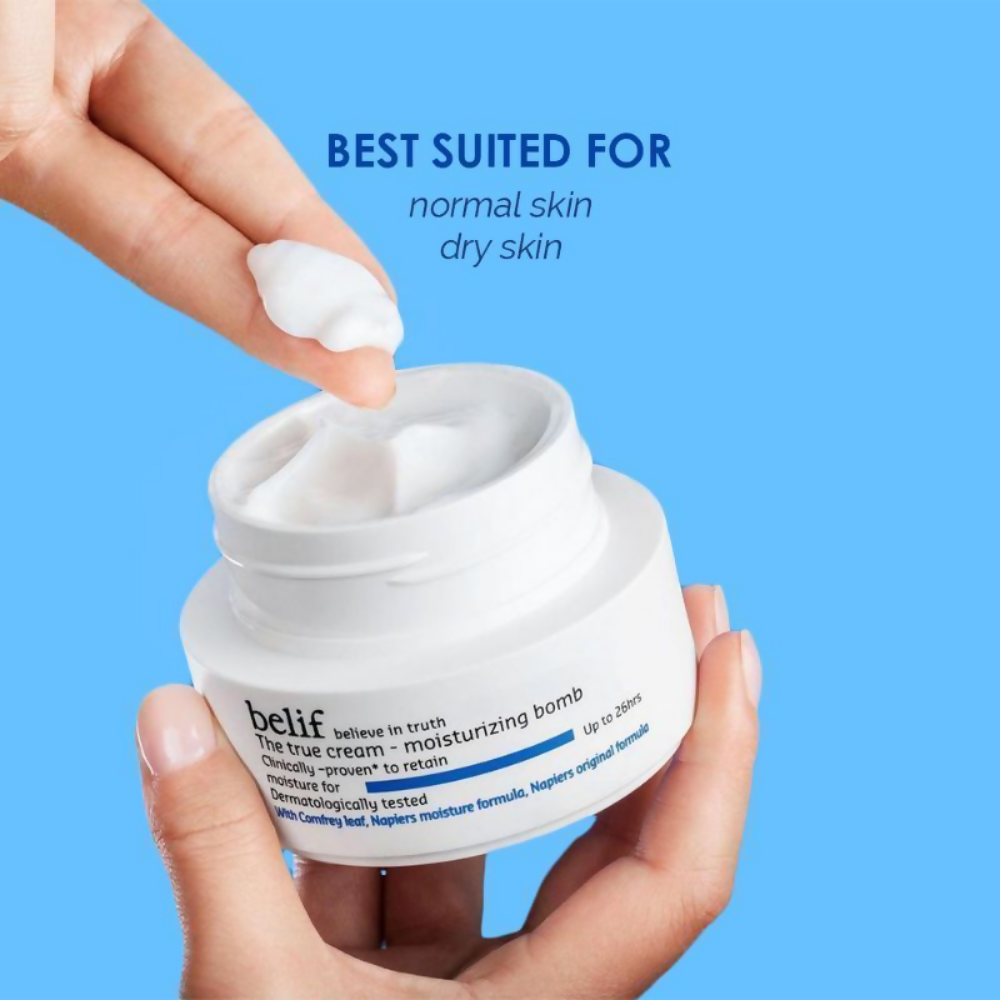 Belif The True Cream Moisturizing Bomb Clinically Proven To Retain Moisture - Distacart