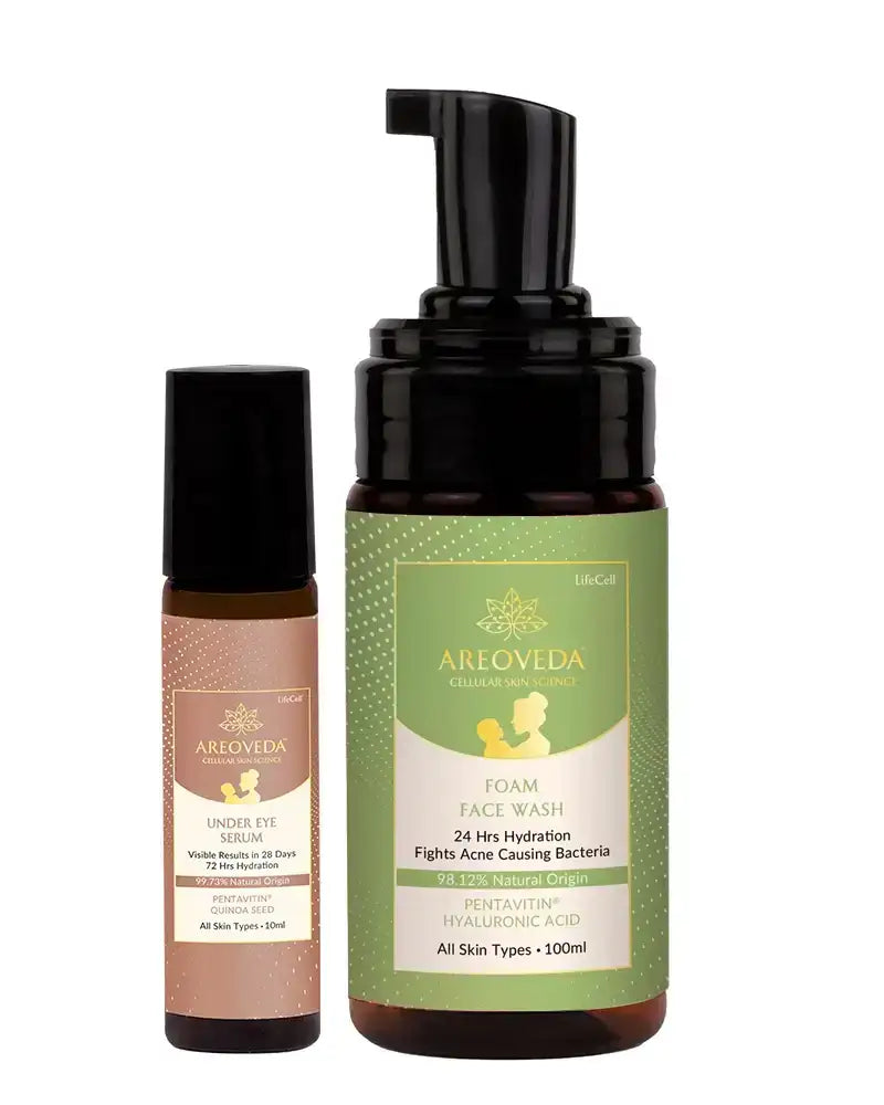 AreoVeda Face Wash and Eye Serum Duo - Distacart