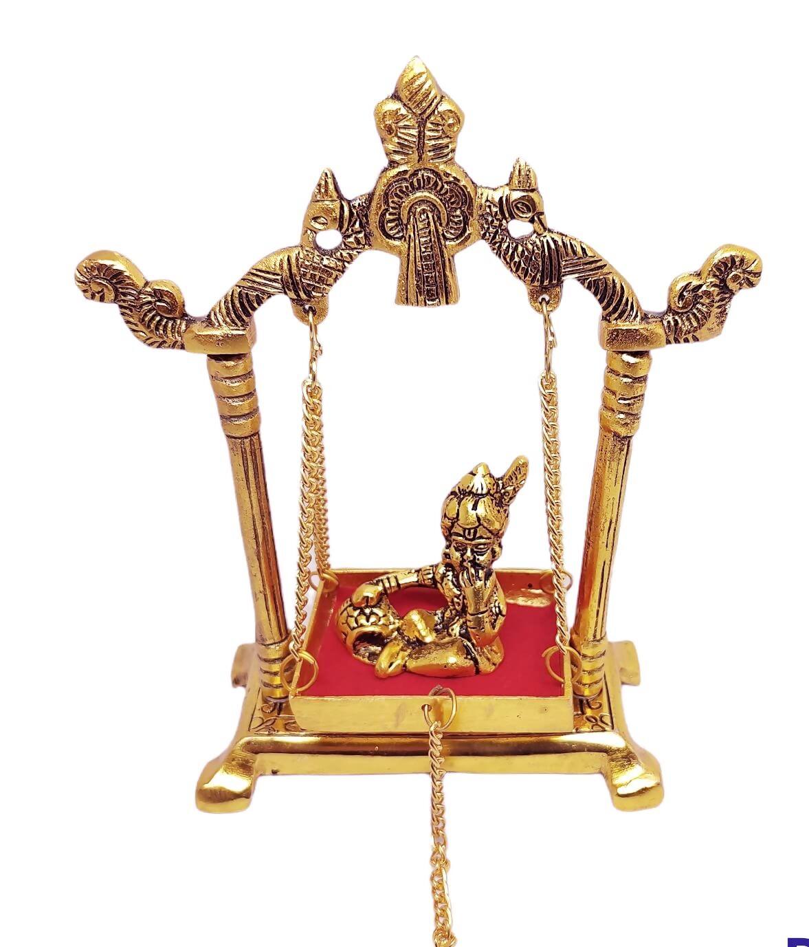 KridayKraft Laddu Gopal on Jhulla Palana Metal Statue - Distacart