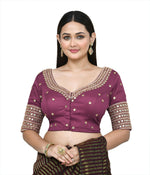 Thumbnail for Joban Fashion Women's Pink Embroidered Stitched Blouse