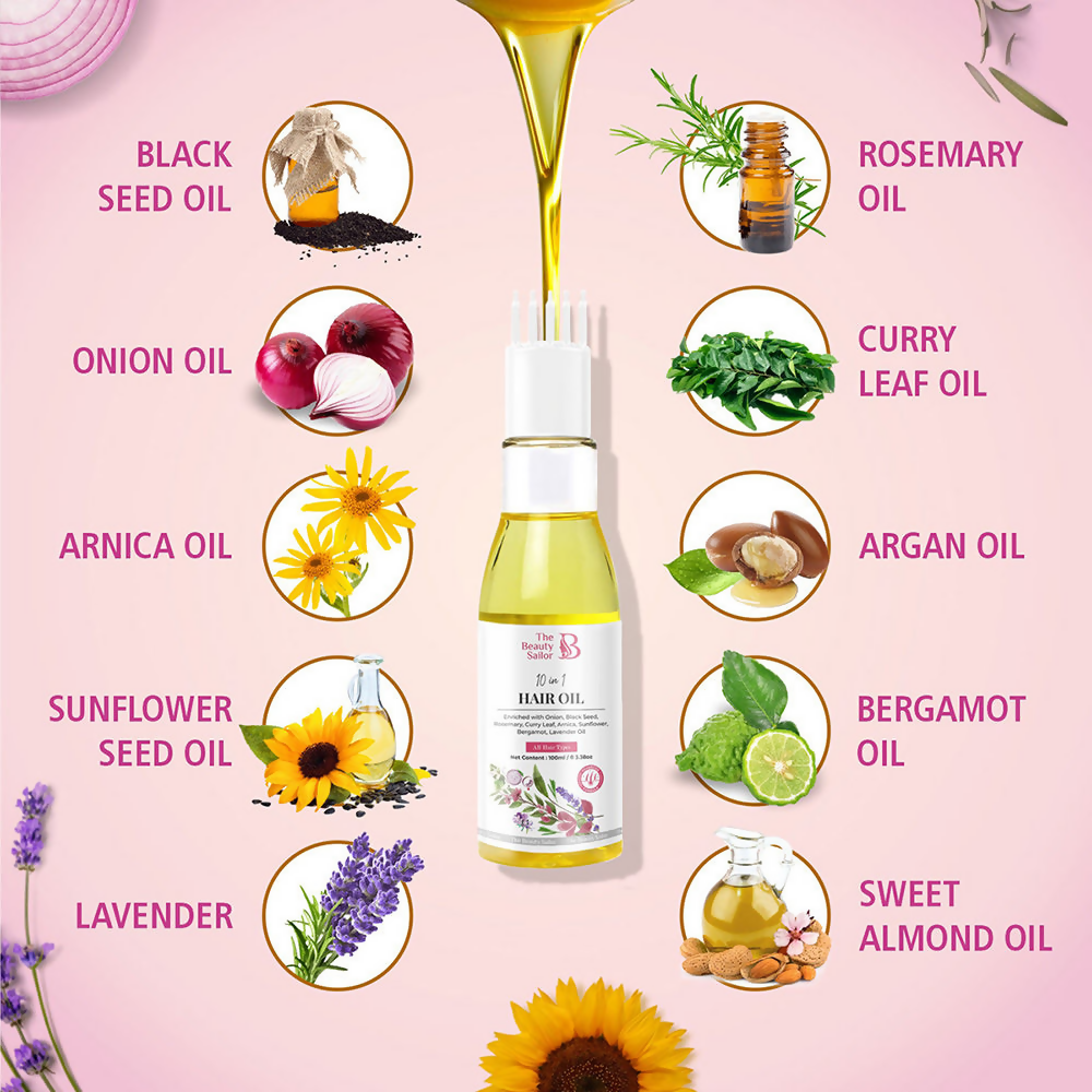 The Beauty Sailor 10 In 1 Hair Oil - Distacart