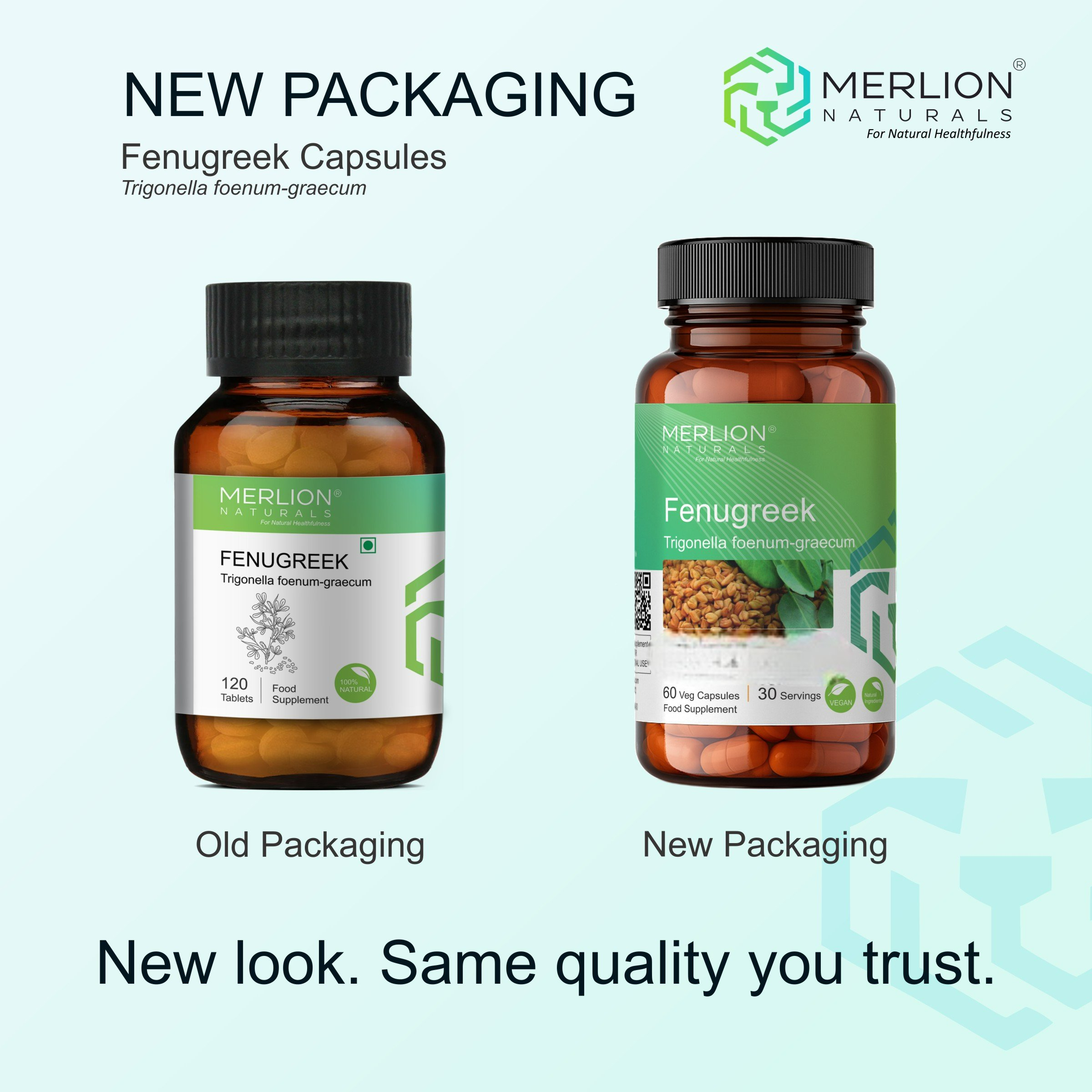 Merlion Naturals Fenugreek 500mg Capsules - Dista