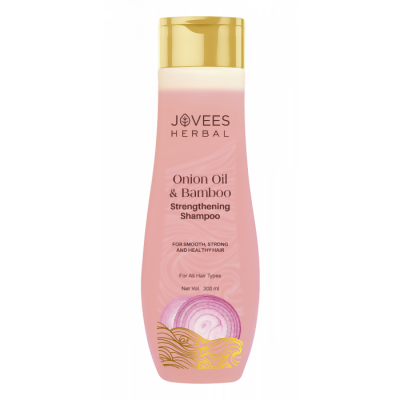 Jovees Red Onion Oil & Bamboo Strengthening Shampoo - Distacart