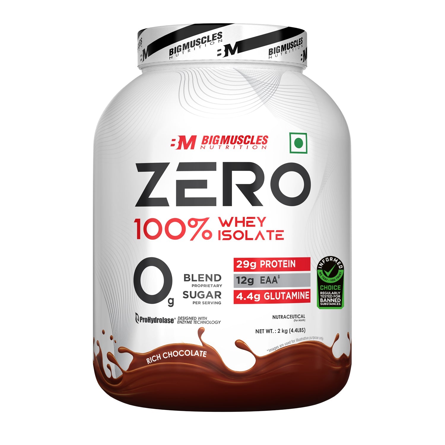 Big Muscles Nutrition Zero Whey Protein - Distacart