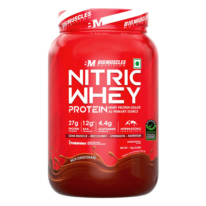 Big Muscles Nutrition Nitric Whey Protein - Distacart