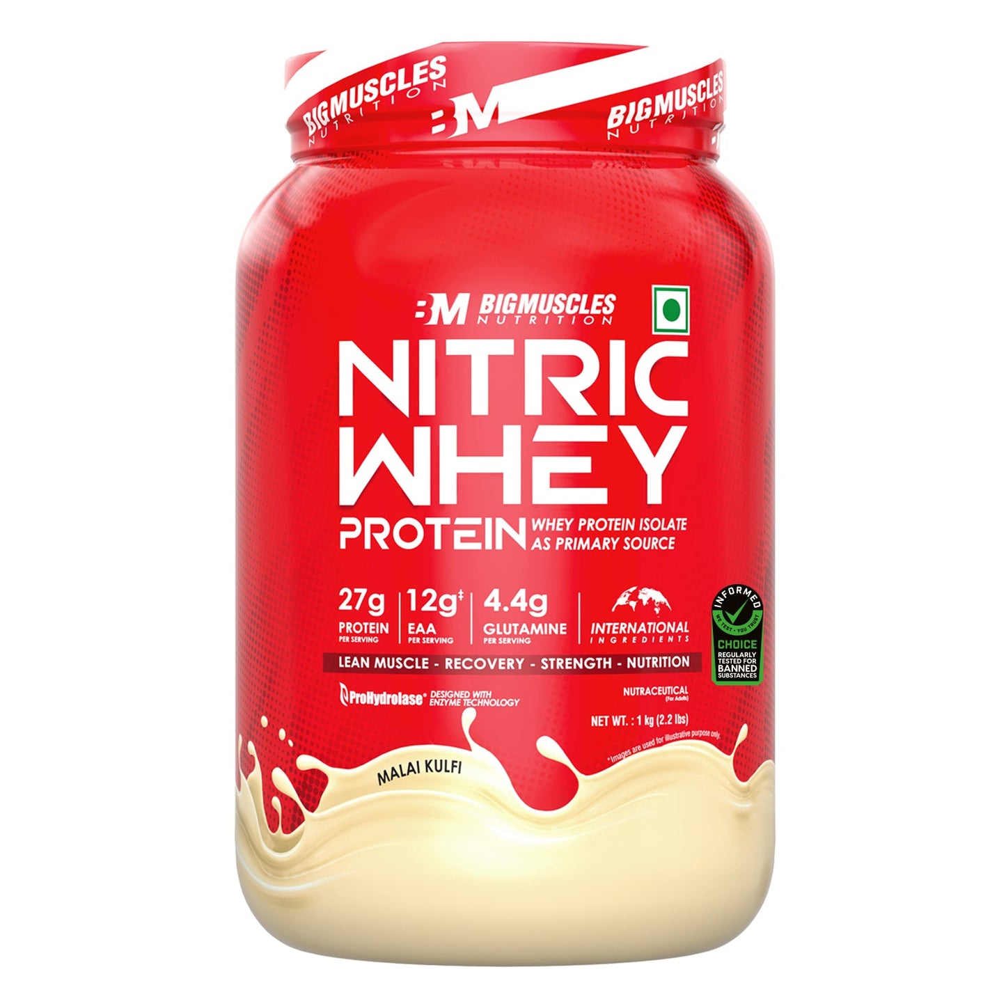 Big Muscles Nutrition Nitric Whey Protein - Distacart