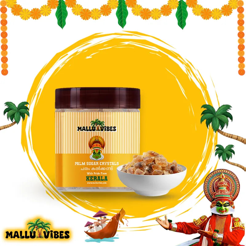 Mallu Vibes Palm Sugar Crystals - Distacart