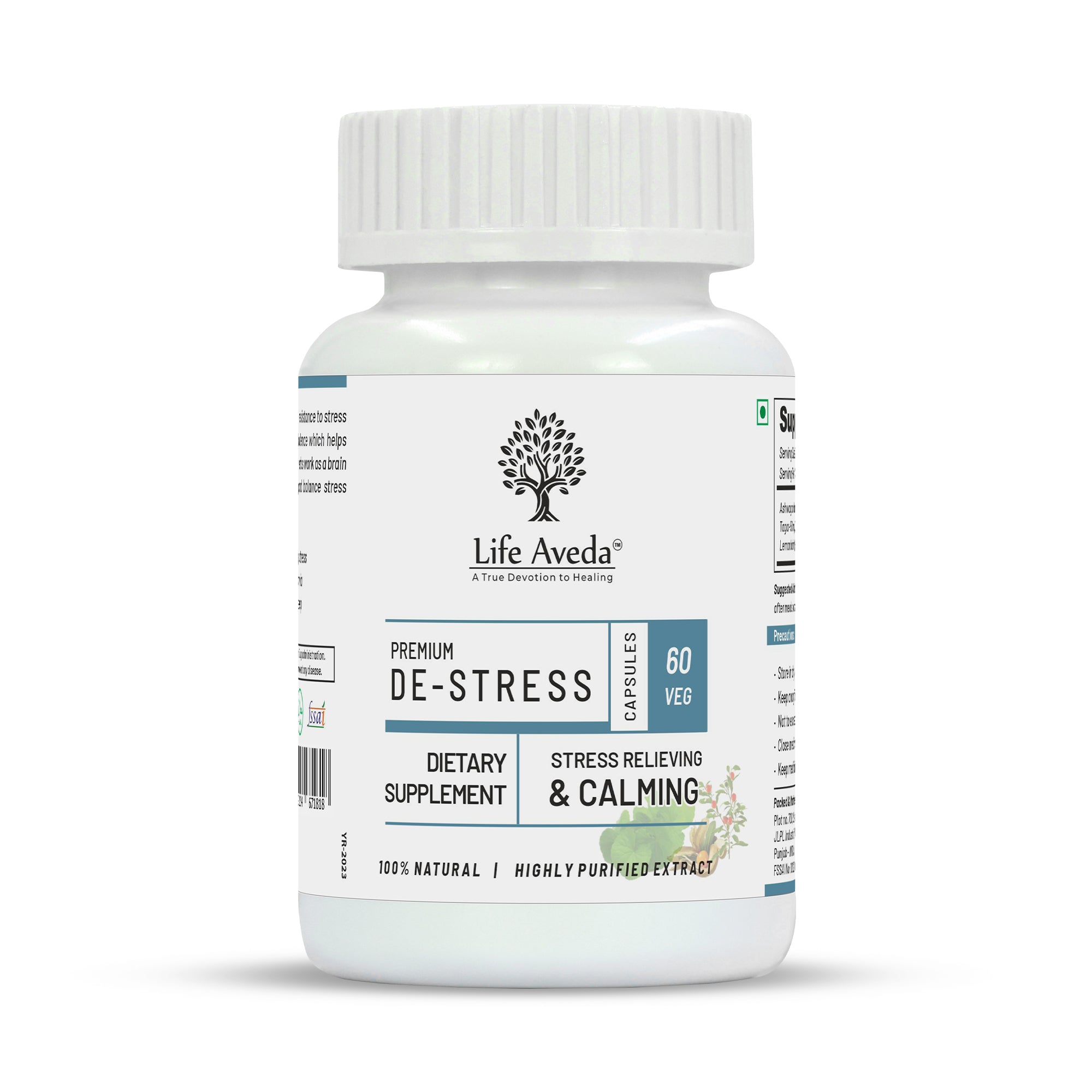 Life Aveda Premium De-Stress Capsules - Distacart