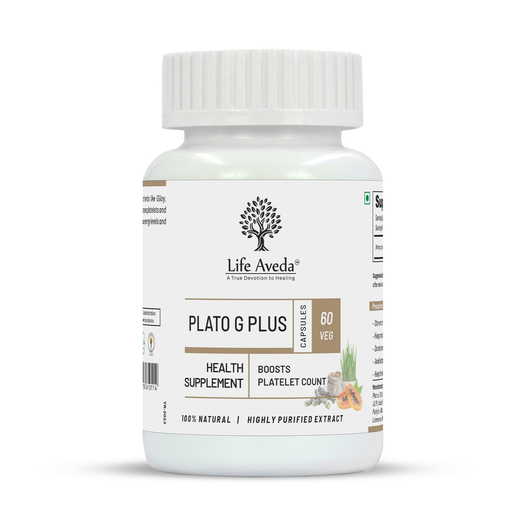 Life Aveda Plato G Plus Veg Capsules - Distacart