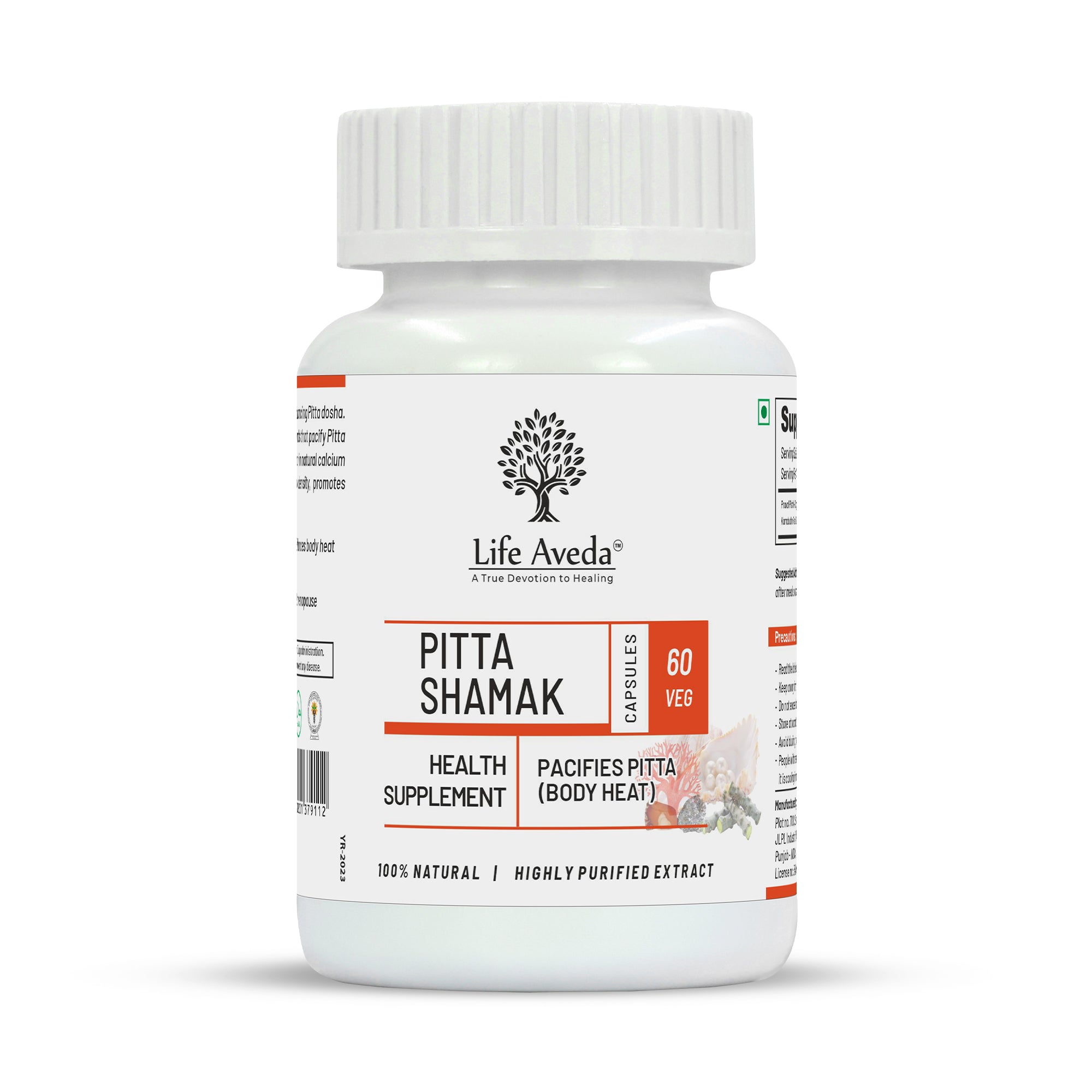 Life Aveda Pitta Shamak Capsules - Distacart