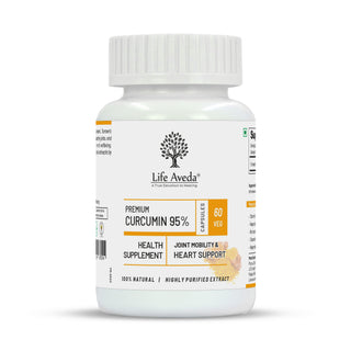 Life Aveda Premium Curcumin 95% Capsules - Distacart