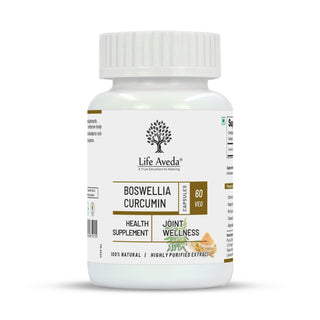 Life Aveda Bosswellia Curcumin Capsules - Distacart