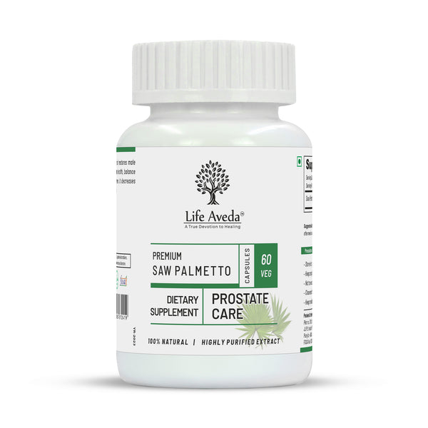 Life Aveda Premium Saw Palmetto Capsules - Distacart