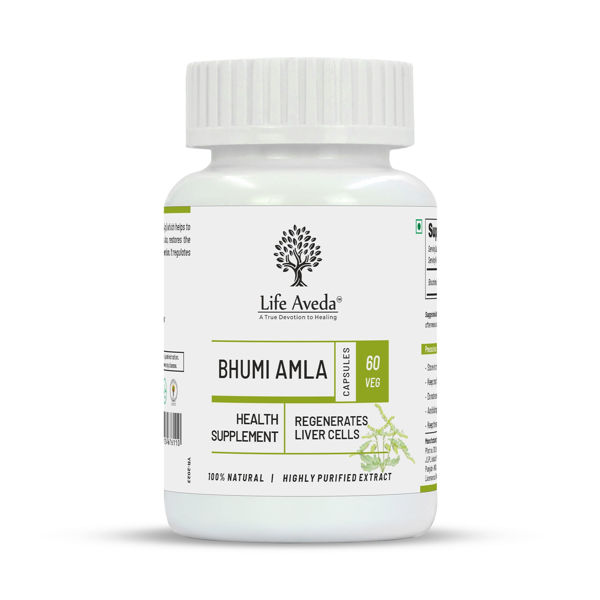 Life Aveda Bhumi Amla Capsules - Distacart
