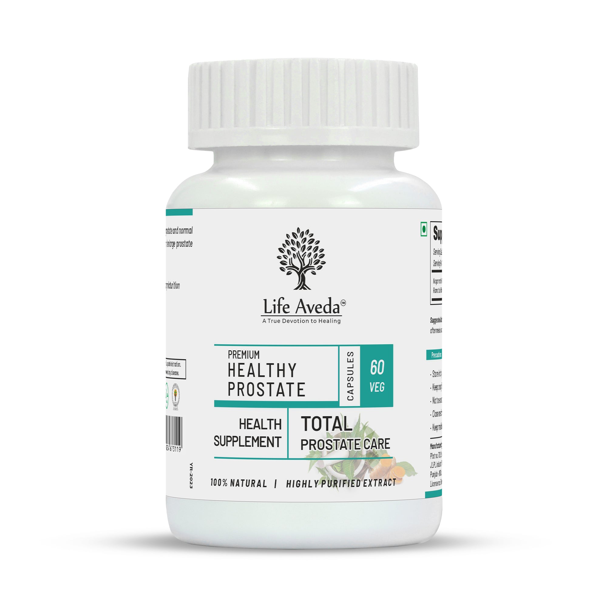 Life Aveda Premium Healthy Prostate Capsules - Distacart