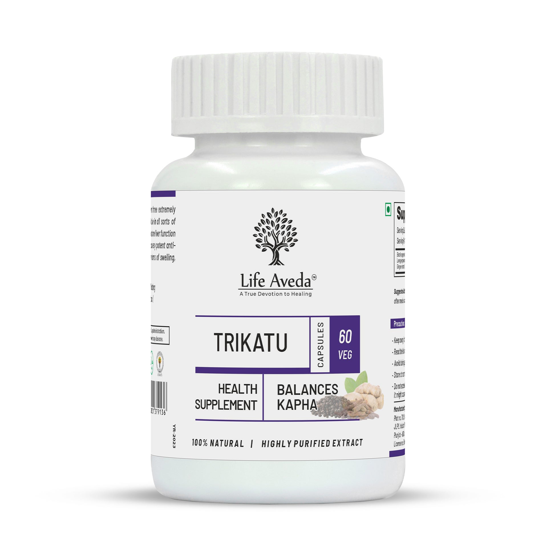 Life Aveda Trikatu Capsules - Distacart