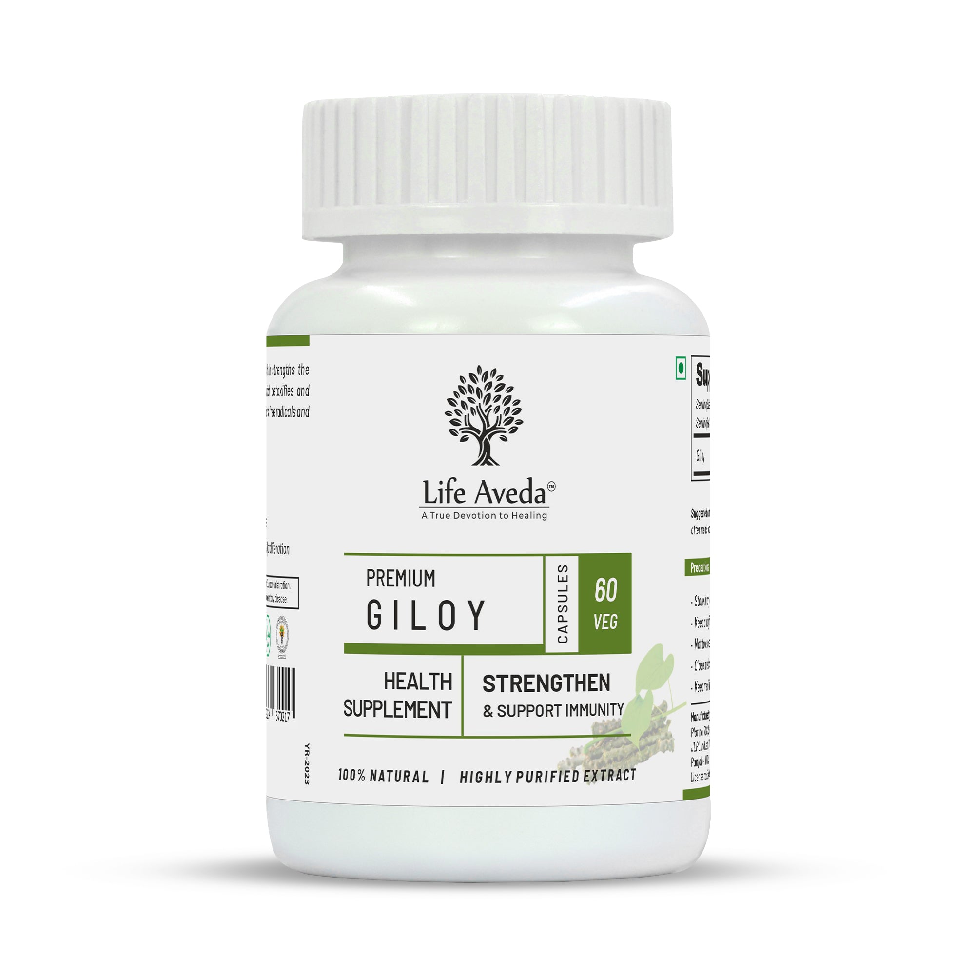Life Aveda Premium Giloy Capsules - Distacart
