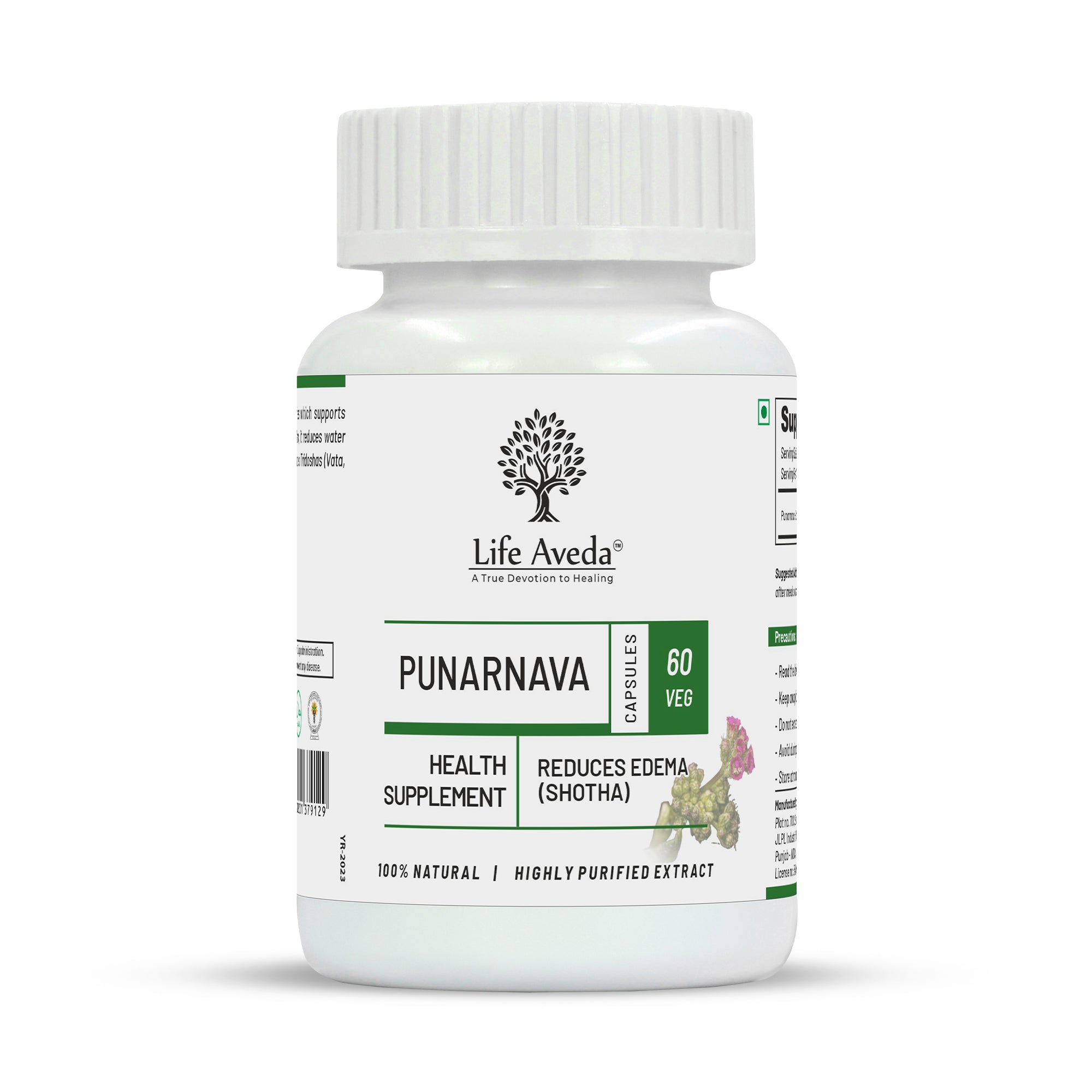 Life Aveda Punarnava Capsules - Distacart
