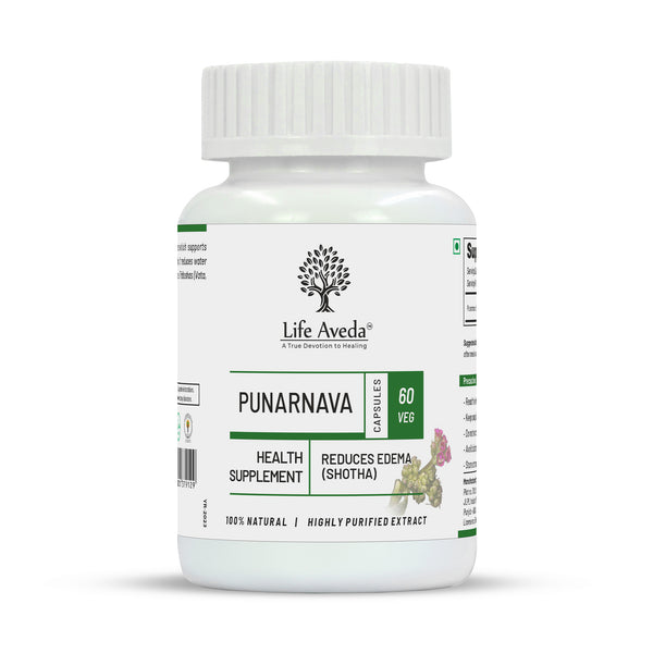 Life Aveda Punarnava Capsules - Distacart