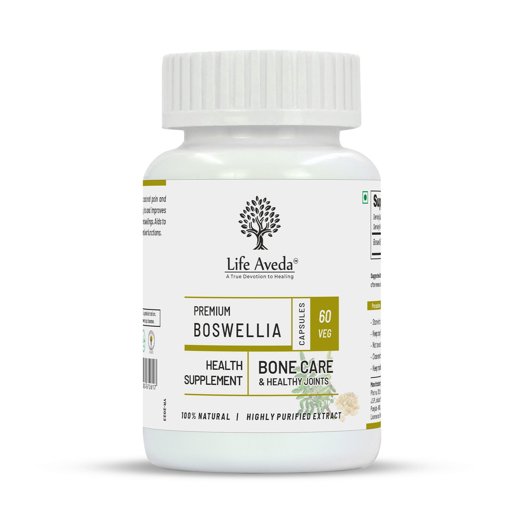 Life Aveda Premium Boswellia Capsules - Distacart