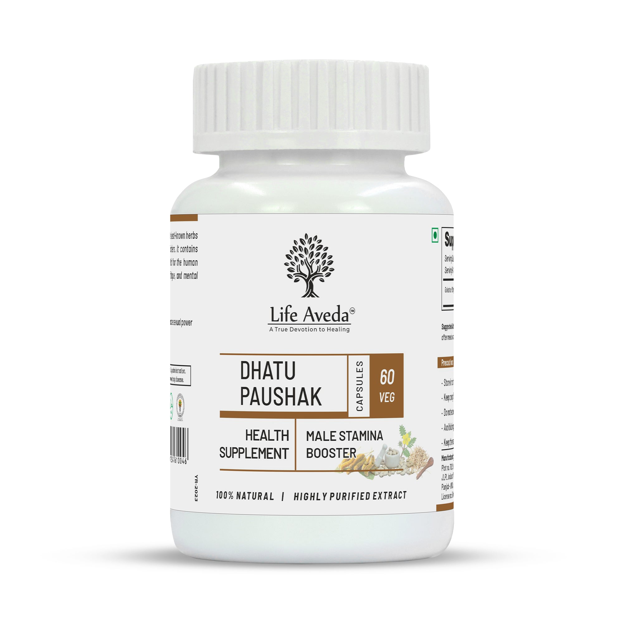 Life Aveda Dhatu Paushak Capsules - Distacart