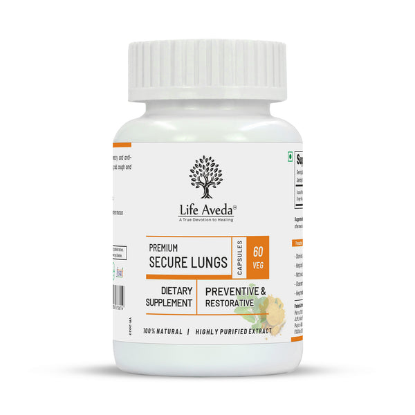 Life Aveda Premium Secure Lungs Capsules - Distacart