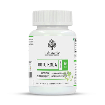 Life Aveda Gotu Kola Capsules - Distacart