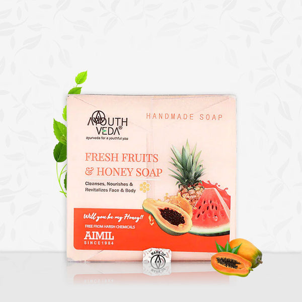 Aimil Ayouthveda Fresh Fruits & Honey Soap