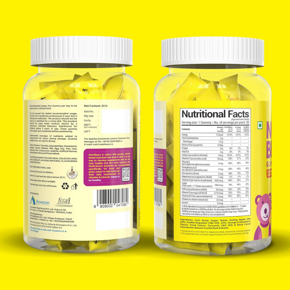 NutriBears Kids Multivitamin and Eye Health Combo - Dista