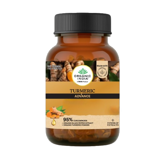 Organic India Turmeric Advance Capsules - Distacart