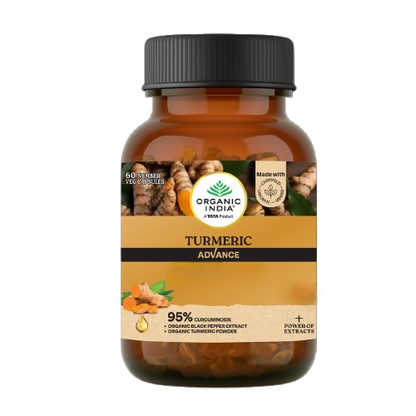 Organic India Turmeric Advance Capsules - Distacart