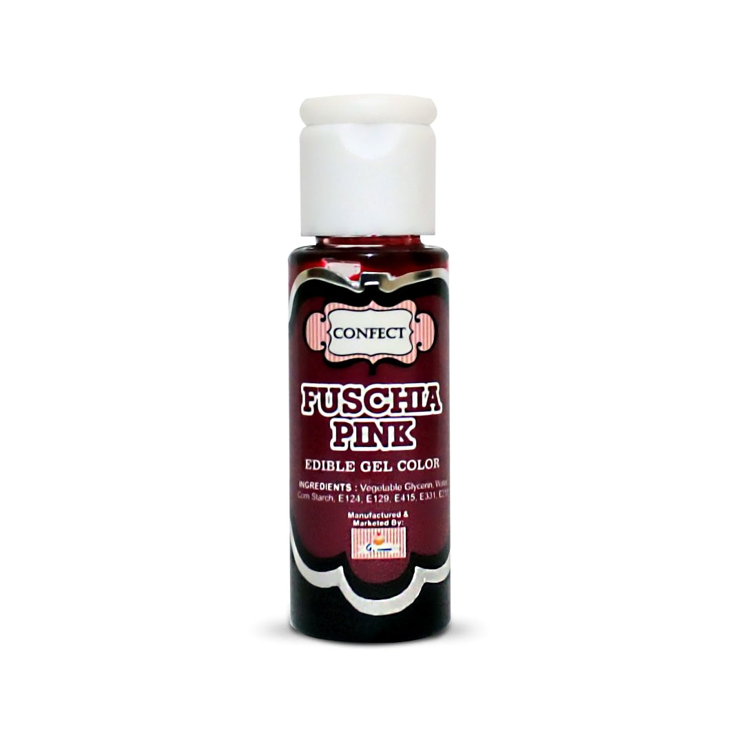 confect fuschia pink gel color br b 20 gms b
