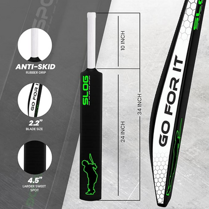 Jaspo SLOG Plastic Tennis Cricket Bat - Dista
