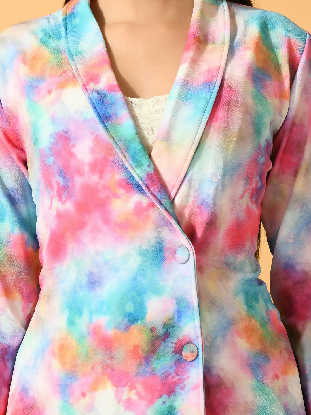 Myshka Women's Multi Printed Ombre Jacket - Distacart