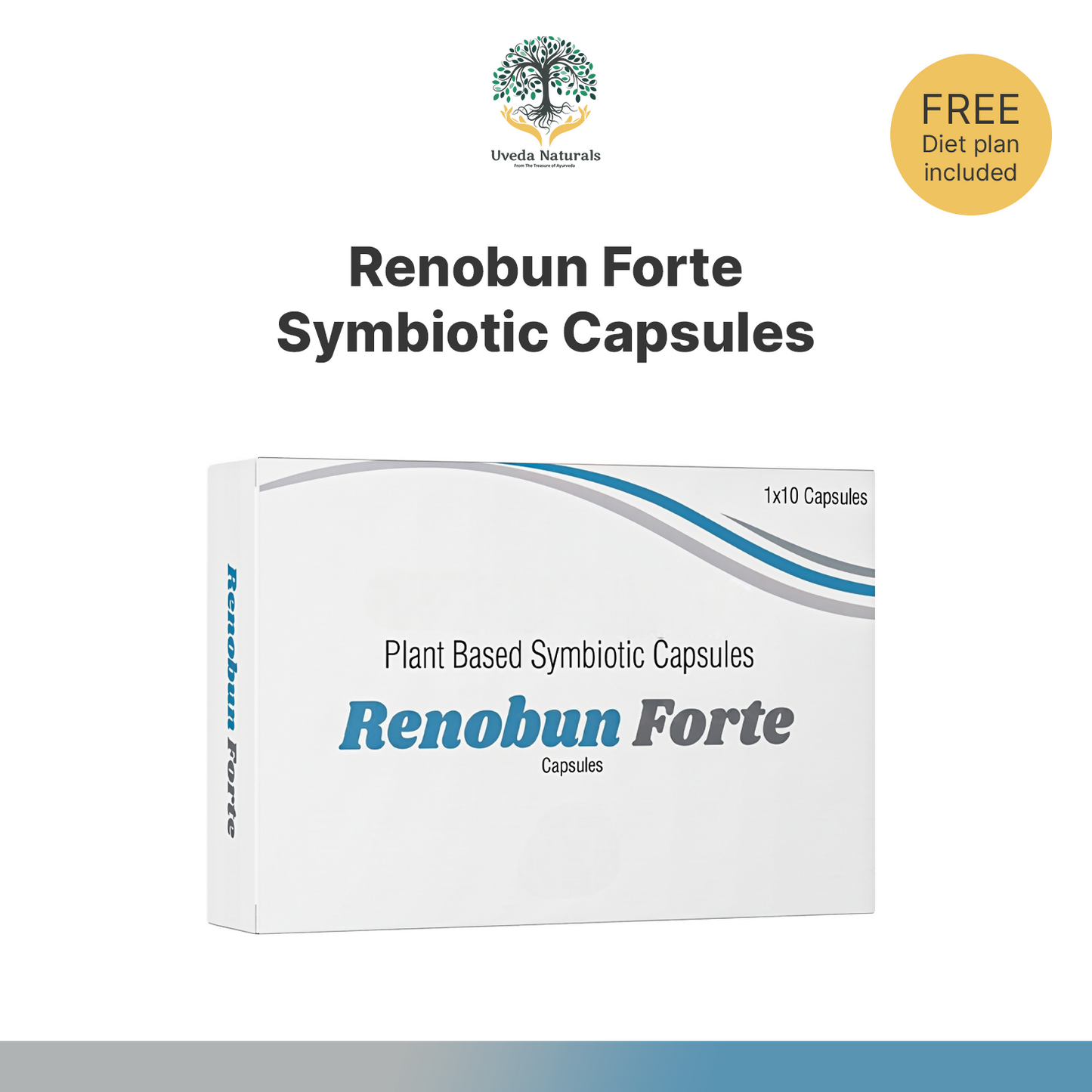Uveda Naturals Renobun Forte Symbiotic Capsules - Dista