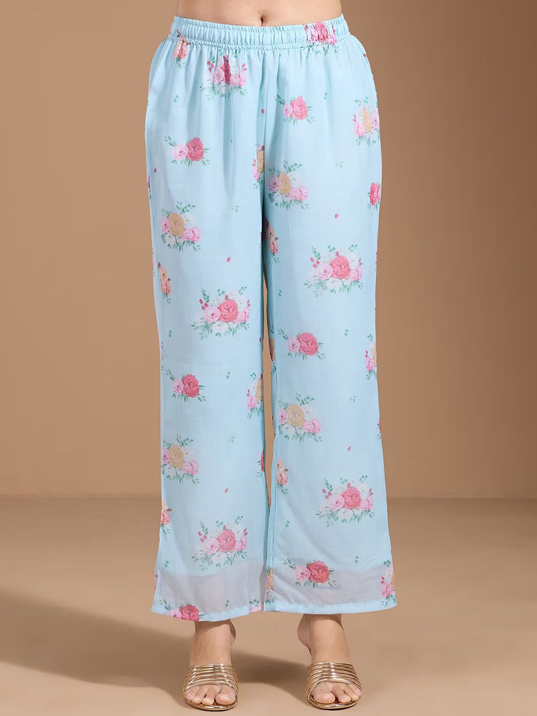Ode by House of Pataudi Women Floral Printed Regular Kurta with Trousers & With Dupatta - Distacart