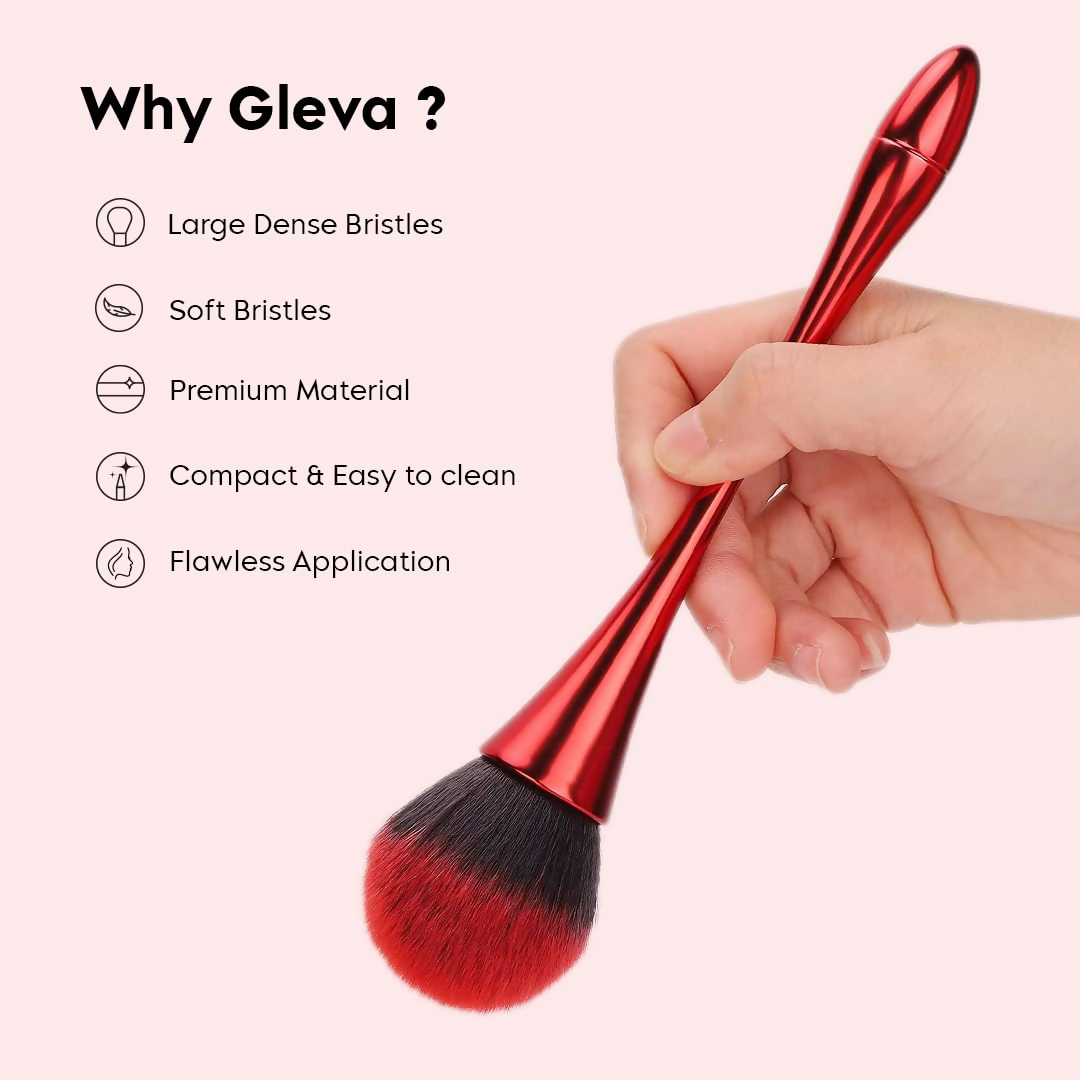 Gleva Ultimate Blend Makeup Brush - Red - Distacart