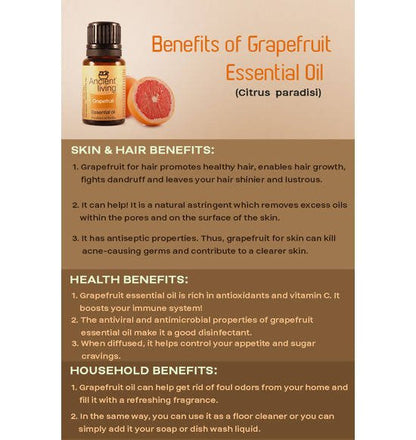 Ancient Living Grapefruit Essential Oil benefits